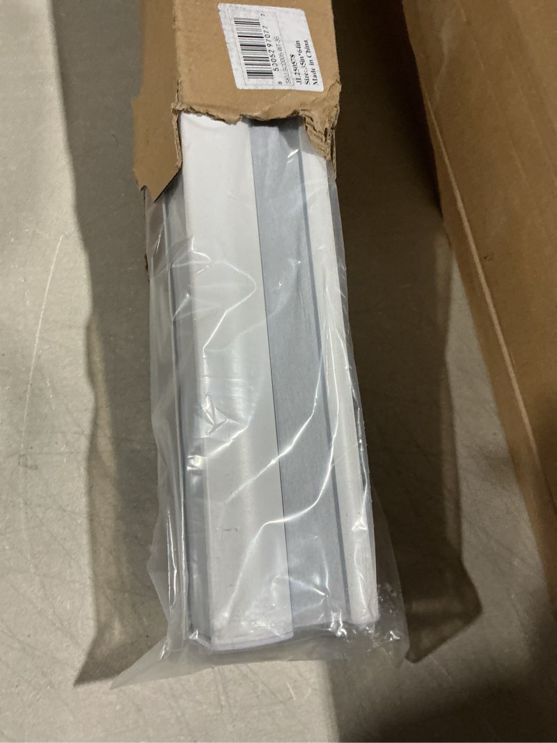 Condition photo showing As Is for joydeco cellular shades cordless, 35 inch wide blackout cellular blinds for windows, waterproof honeycomb blinds white window coverings for bedroom, living room, office, kitchen (35" w x 64" h) a - white 35"w x 64"h