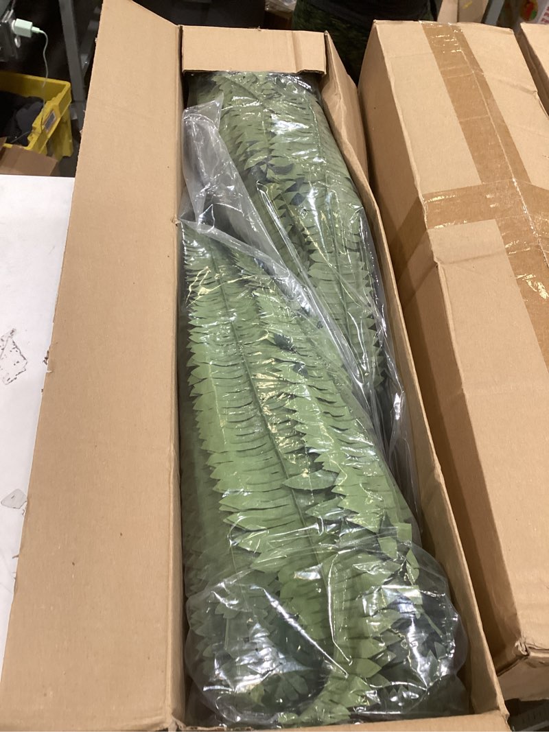 Condition photo showing New/Like New for 48" fake ferns, realistic large artificial bush plants, 2 artificial boston ferns with 88 fronds for outdoors planter indoor home garden porch decor 88 branches 2 pcs