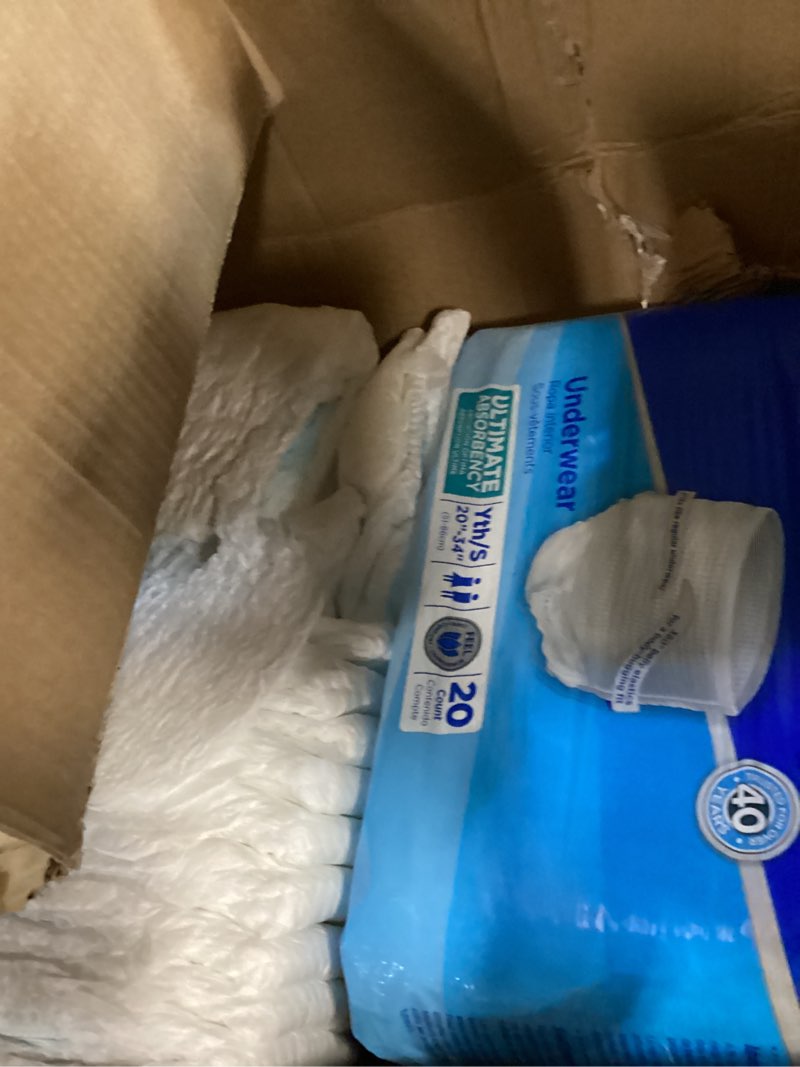 Condition photo showing As Is for Tena Incontinence Adult Diapers, Maximum Absorbency, Disposable Briefs, ProSkin - Large - 56 ct Large 56