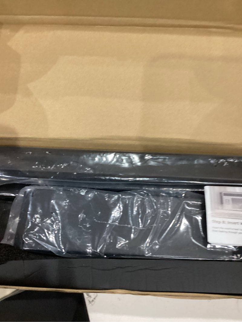 Condition photo showing Good Condition for window ac support bracket, no-drill no-tool air conditioner support bracket adjustable wall mount, heavy duty steel holds up to 300lbs, fits single or double hung windows, black