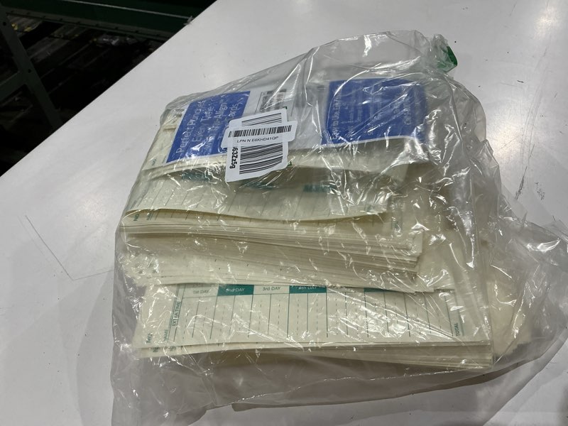 Condition photo showing As Is for chuangdi 1000 pieces time cards 1 side time clock cards 3.5 x 9 inches green print time sheets for employees weekly for punch time clock, employee attendance, payroll recorder, business