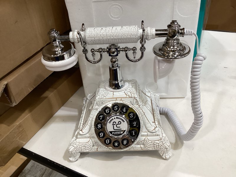 Condition photo showing Good Condition for audio guest book wedding phone,audio guestbook phone vintage style audio message voicemail for graduation retirement party birthdays baby shower special occasions (white)