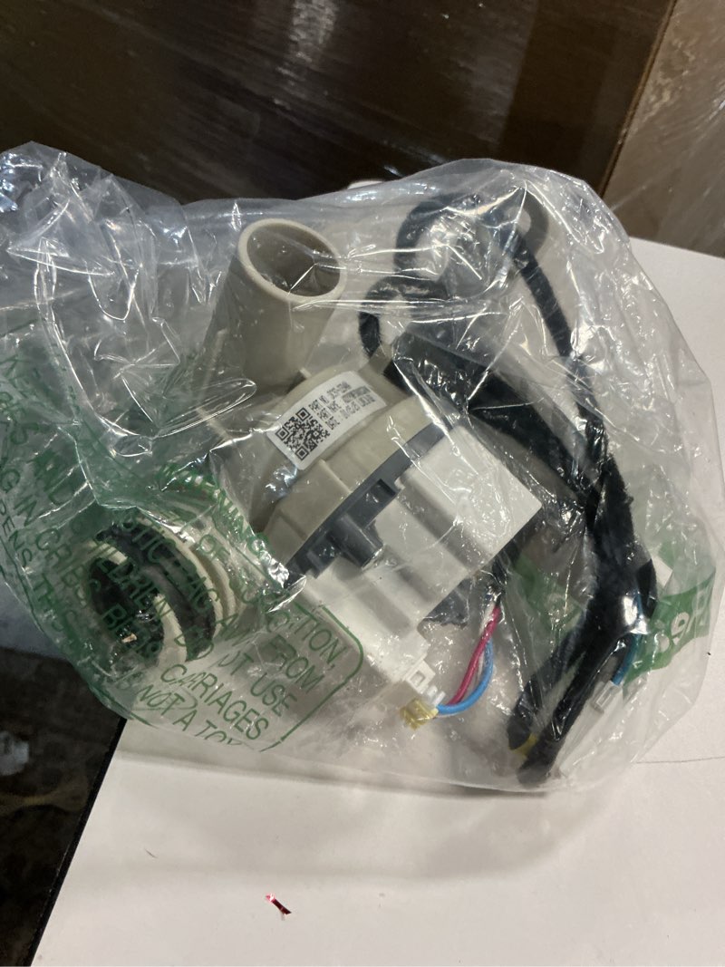 Condition photo showing As Is for DC97-22840A, DC31-00201A Drain Pump Assembly Replacement for Samsung-PD00077665 AP7187712 PS16735612 EAP16735612 HanyuBD11-1A DC3100201A Washing Machines DC24V 45W