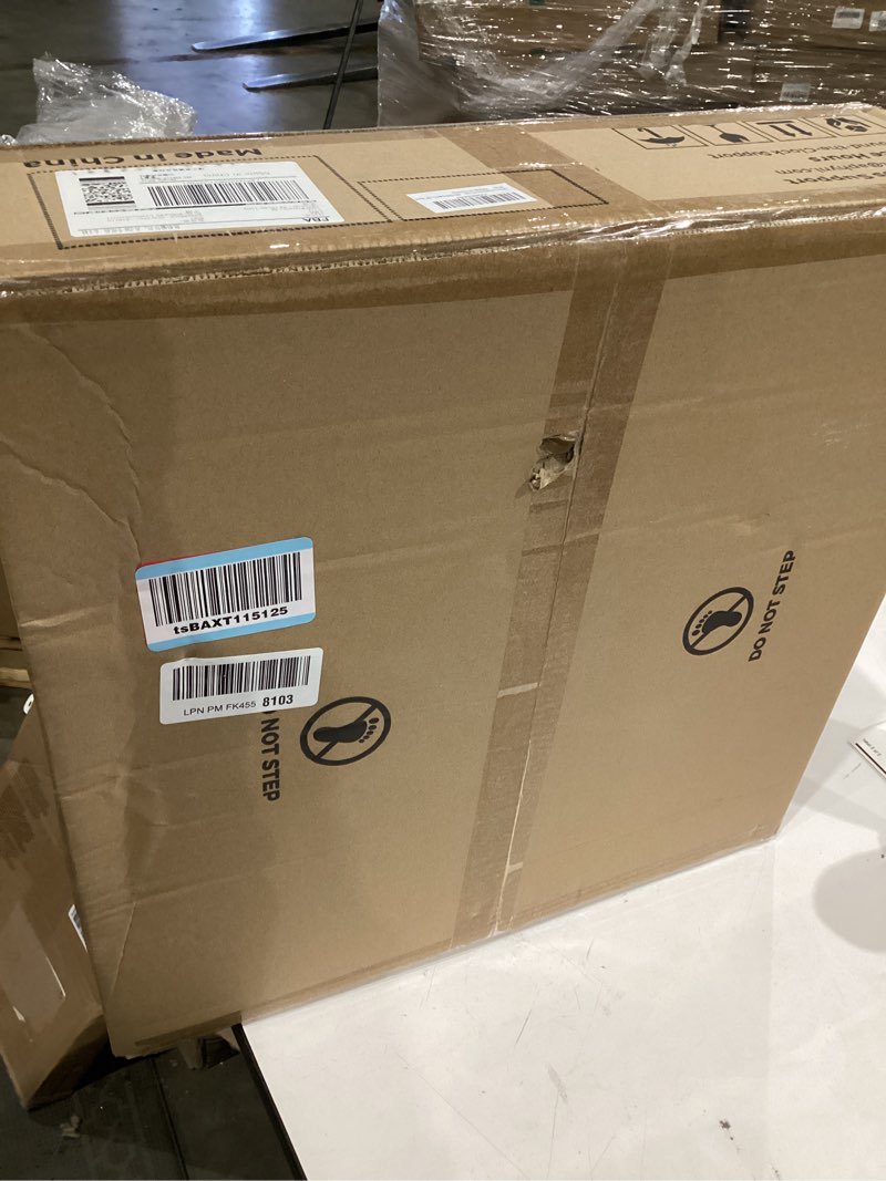 Condition photo showing New/Like New for Ceiling Fans with Lights and Remote, 20" Black Low Profile Ceiling Fan, Modern Flush Mount LED Fan Light, 6 Wind Speeds Fandelier Ceiling Fan with Light for Bedroom, 3000-6500K Dimmable 20 INCH Black