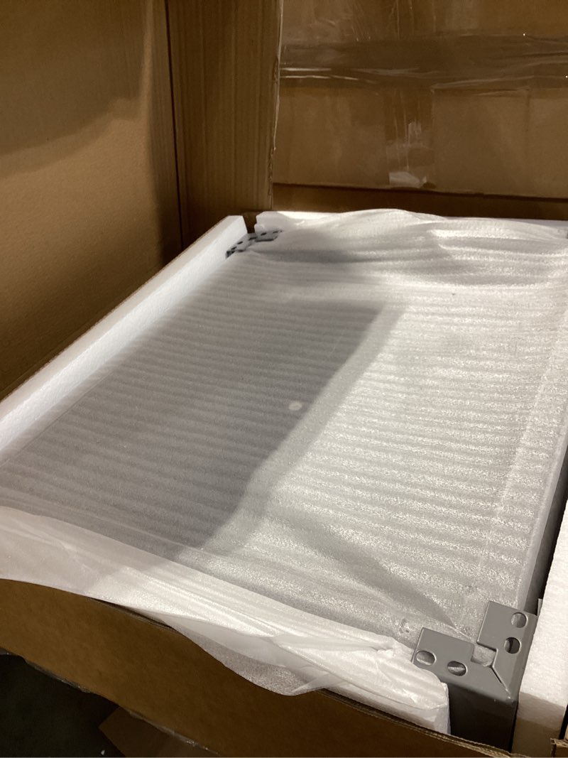 Condition photo showing Good Condition for MIOCASA Metal Nightstand Modern End Side Table Steel Bedside Storage Cabinet with Shelf Easy Assembly for Living Room Bedroom Grey