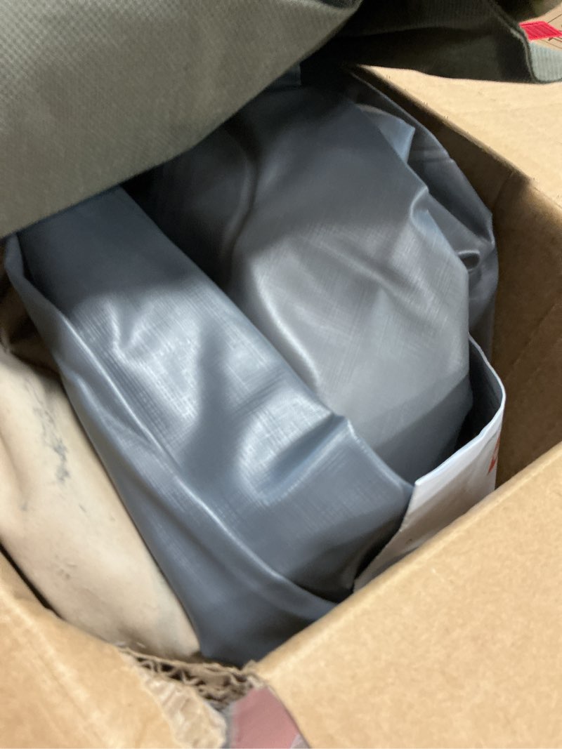 Condition photo showing As Is for ozark trail 16" queen air mattress with built-in electric pump