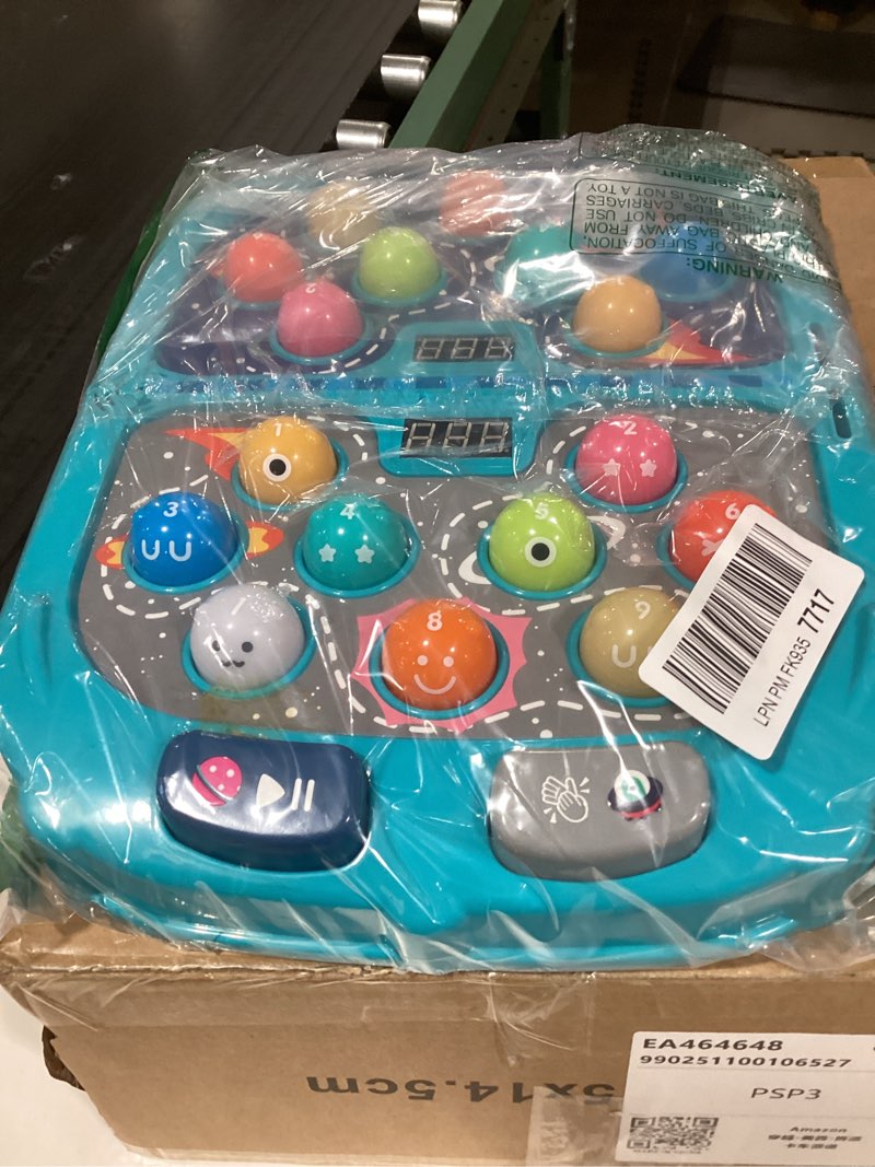 Condition photo showing Good Condition for WAYKEE Whack a Game Mole, Toys for 3 4 5 6+ Year Old Boys Girls, Whack a Game for Kids, Gifts for 3-12 Year Old Boys Girls, Interactive Educational Toys with Double Hammers Sound and Light Blue