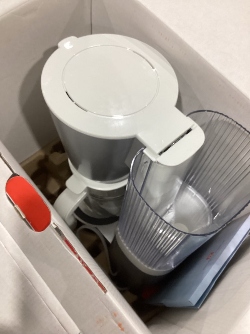 Condition photo showing As Is for ZWILLING Enfinigy Glass Drip Coffee Maker 12 Cup, Awarded the SCA Golden Cup Standard, Silver