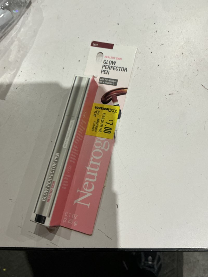 Condition photo showing As Is for neutrogena healthy skin glow perfector concealer, deep, 0.1 oz