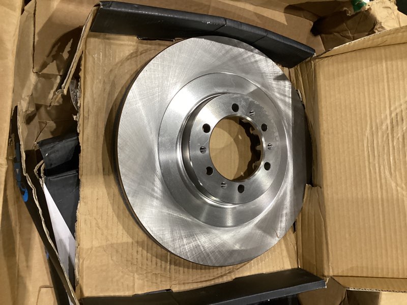 Condition photo showing As Is for Bendix Priority1 BCR5582 Coated Front Brake Rotor