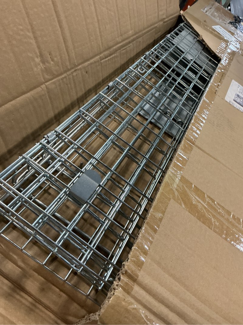 Condition photo showing Good Condition for vevor live animal cage trap, 31" x 10" x 12" humane cat trap galvanized iron, folding animal trap with handle for rabbits, stray cats, squirrels, raccoons, groundhogs and opossums