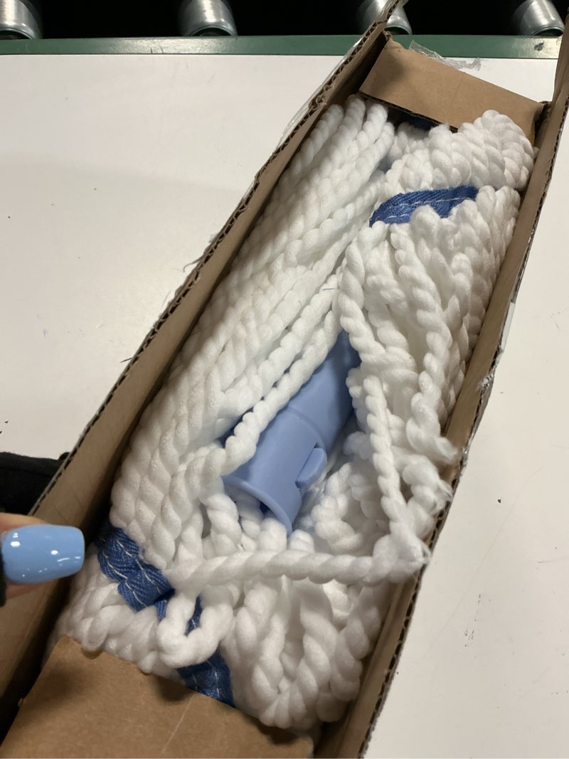 Condition photo showing Good Condition for newe self wringing twist mop with 55 inches handle for floor cleaning (blue)