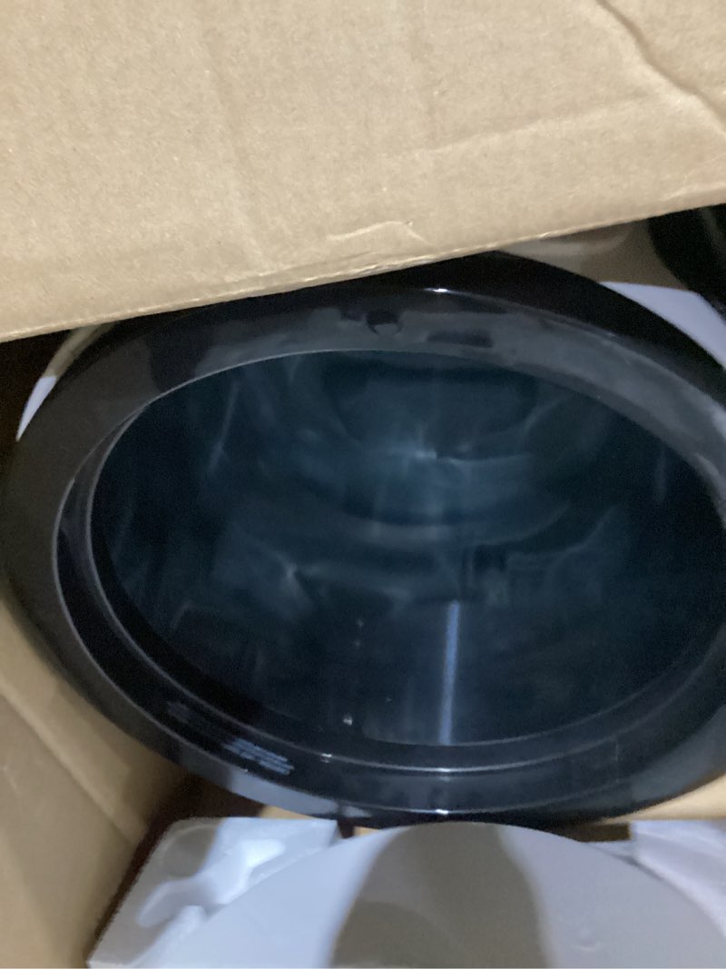 Condition photo showing As Is for USHOWER Towel Warmers for Bathroom, 20L Large Towel Warmer Bucket for Spa, LCD Screen Display Time, Temperature, Auto Shut-Off Towel Heater Fits Two 40"x70" Oversized Towels, Blankets, Bathrobes, PJ’s White & Black Plus