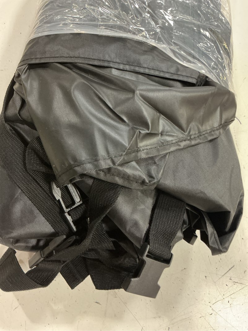 Condition photo showing As Is for washer and dryer covers 2pcs,heavy duty 420d oxford washer dryer cover for front-loading,washing machine cover with 2 waterproof zippers and 3 windproof buckles 2pcs(black)