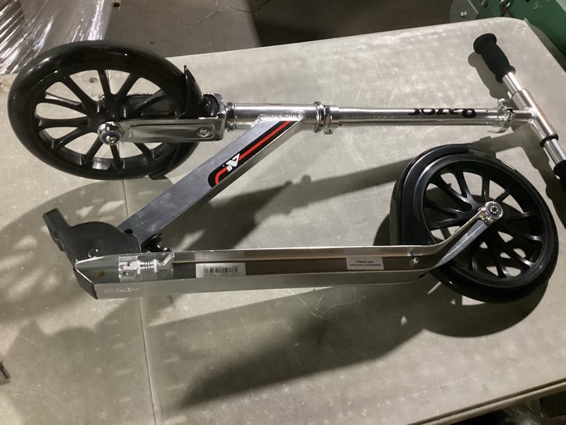 Condition photo showing Good Condition for razor a6 kick scooter for kids ages 8+ - extra-tall handlebars & longer deck, 10" urethane wheels, anti-rattle technology, for riders up to 220 lbs silver