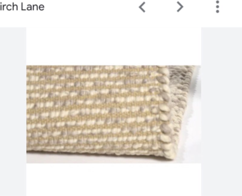 Elle handmade beige rug