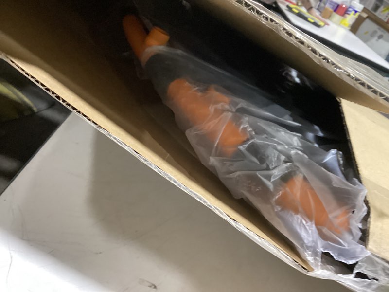 Condition photo showing Good Condition for Ativafit 36inch Mini Toddler Trampoline for Kids Ages 2-6 Indoor Outdoor Folding Small Rebounder Trampoline with Foam Handle Safety Padded Cover Fun for Kids Orange and Blue