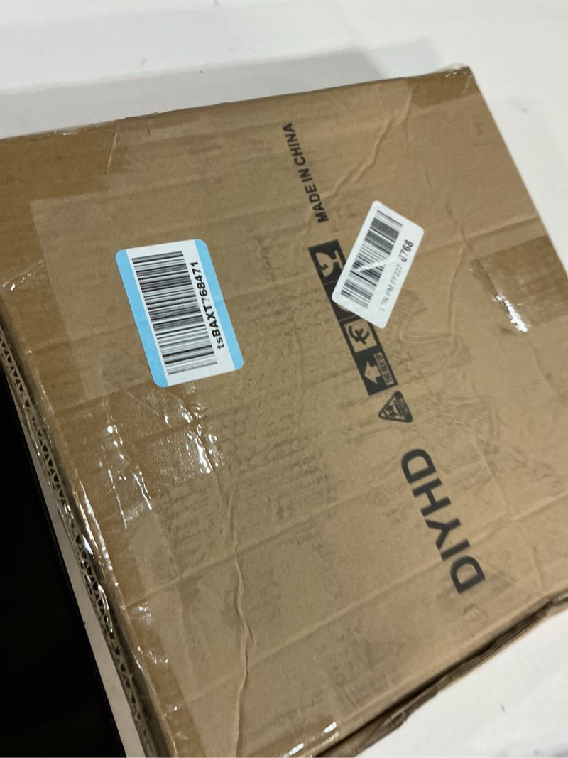 Condition photo showing New/Like New for DIYHD 2 Tier Ceiling Mount Pipe Shelf Brackets, Industrial Rustic Black Storage Hanging Pipe Shelf,Max Load 100lbs,No Wooden Plank 2 Tier Bracket