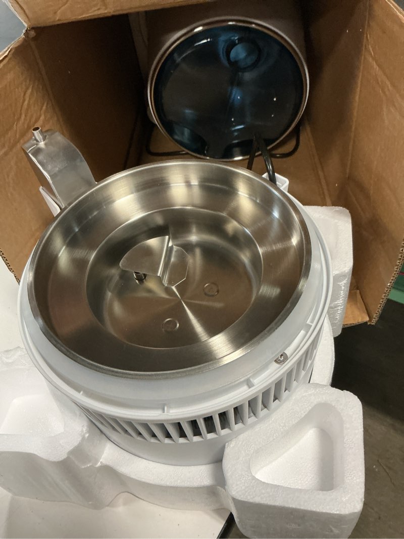 Condition photo showing Good Condition for vivohome water distiller countertop 1.6 gallon/6l 900w distilled water machine with smart switch purifier filter for home office, white white 1.6 gallon