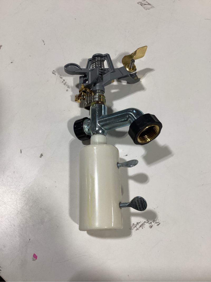 Condition photo showing Good Condition for project source 6400-sq ft impulse t-post lawn sprinkler