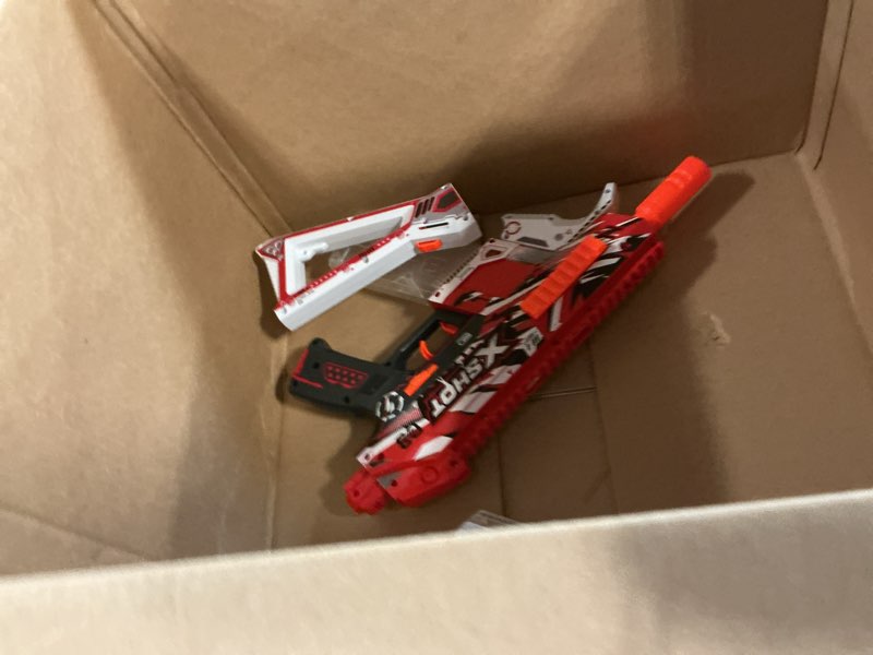 Condition photo showing As Is for XSHOT Hyper Gel Trace Fire Blaster, Semi and Fully Automatic Gel Blaster & 10,000 Gellets, 600 Capacity Hopper & 850 Capacity Mag, Ages 14 & Up by ZURU