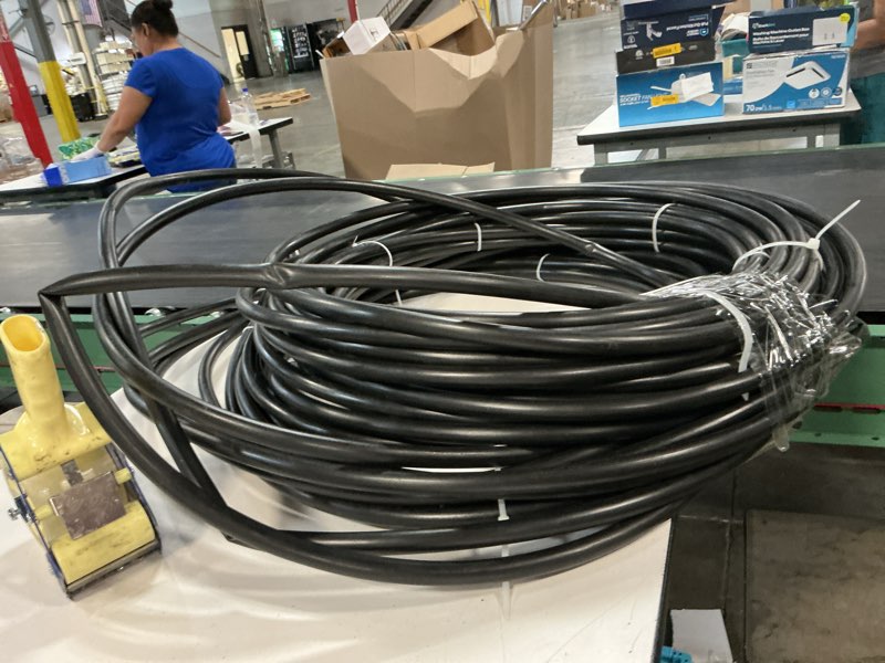 Condition photo showing As Is for dial 0.25-in x 0.25-in x 1200-in poly evaporative cooler water hook-up kit