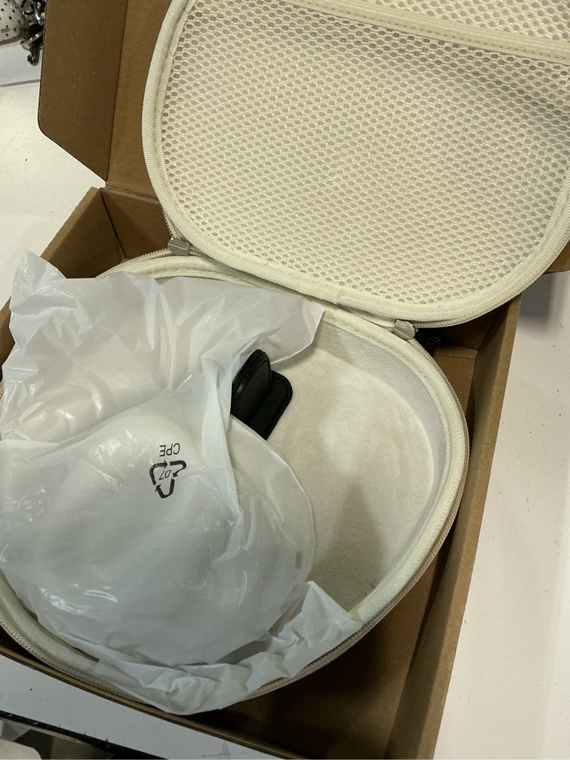 Condition photo showing Good Condition for hard case for airpods max 2 supports sleep mode, travel carrying headphone case with airpods max 2/1 silicone earpad case/ear cups/headband cover, airpod max protective portable storage bag (stone)