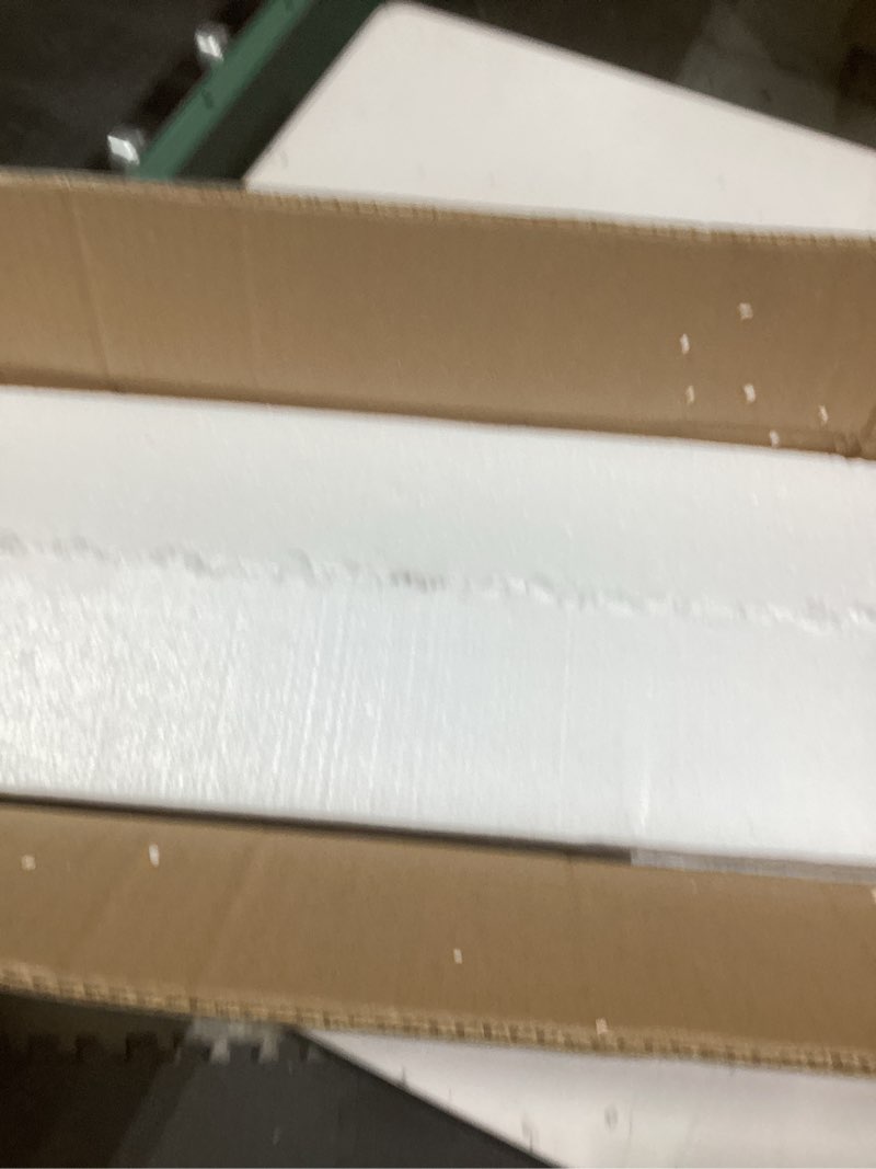 Condition photo showing New/Like New for Espird Bathroom Lighting Fixtures, 4-Light Bathroom Vanity Lights Over Mirror, Brushed Nickel Vanity Light with Glass Shade, Modern Vanity Lighting Fixtures for Bathroom, Bedroom, Hallway Brushed Nickel 4 light