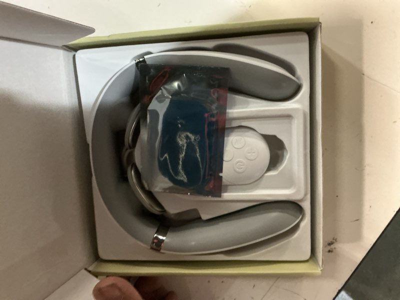 Condition photo showing Good Condition for neck massager with heat, electric portable muscle relaxation at home & office, ultra-lightweight cordless massager for men & women