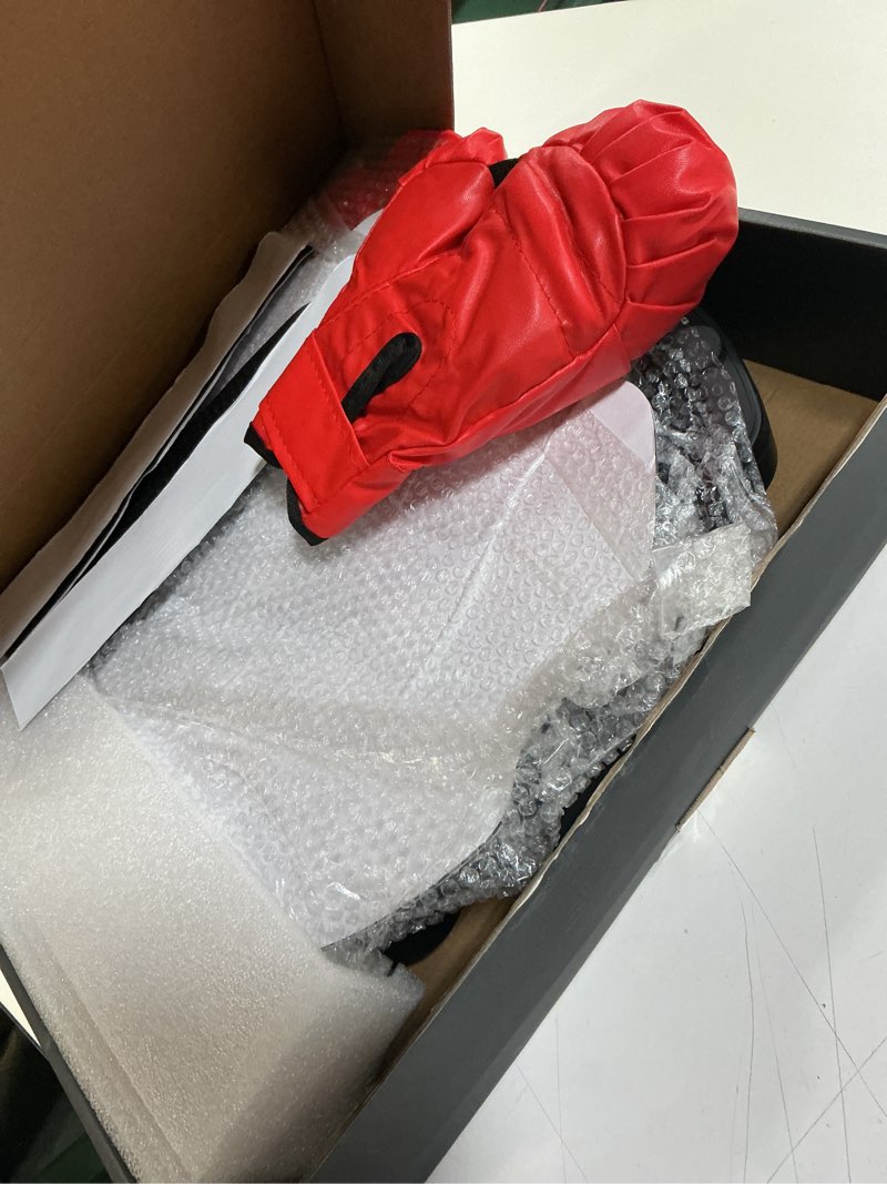 Condition photo showing Good Condition for Music Boxing Machine for Kids and Adults, Wall Mounted Bluetooth Punching Trainer with Boxing Gloves, Intelligent LED Boxing Target Workout Machine for Teenagers Boys Girls black-kid