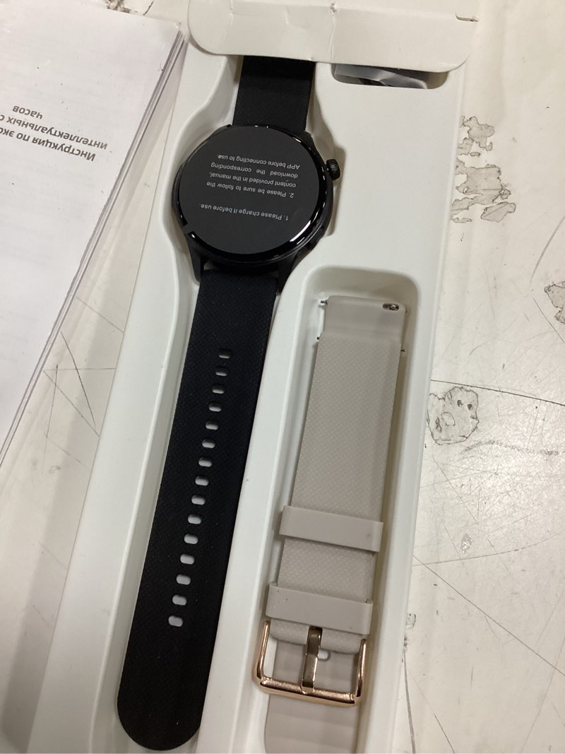 Condition photo showing New/Like New for Smart Watch for Men Women Fitness: Waterproof Make Answer Call Digital Mens Watches Running Pedometer Step Tracker Smartwatch Android Phone iPhone Samsung Compatible Sleep SpO2 Heart Rate Monitor Black