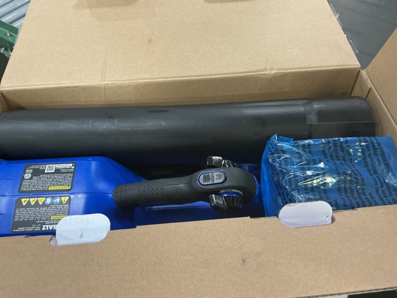 Condition photo showing Good Condition for kobalt 80-volt 630-cfm 140-mph battery handheld leaf blower 2.5 ah (battery and charger included)