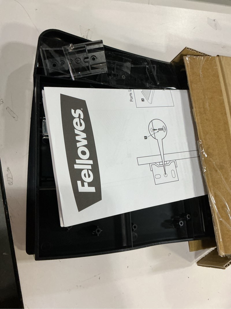 Condition photo showing As Is for Fellowes Office Suites Underdesk Keyboard Drawer, Black/Silver (9140305) (B0002LD0ZY)