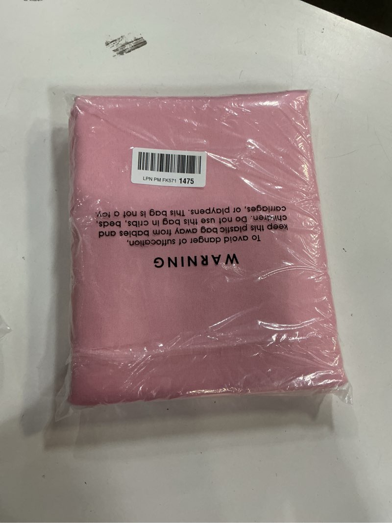 Condition photo showing New/Like New for sancua 2 Pack Pink Tablecloth 60 x 102 Inch, Rectangle Table Cloth for 6 Feet Tables - Stain and Wrinkle Resistant Washable Polyester Table Cover for Dining Tables, Valentines Parties Pink 2 Pack 60x102 Inch Tablecloth