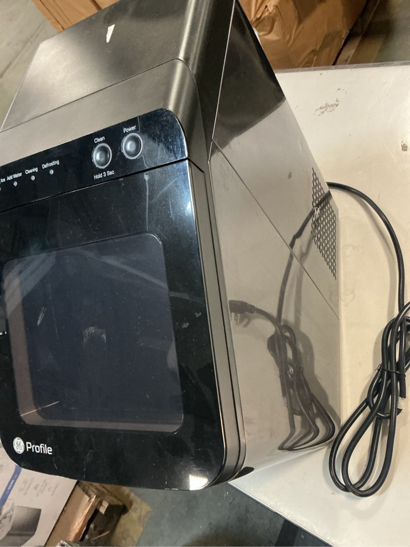Condition photo showing As Is for GE Profile Opal 1.0 Nugget Ice Maker| Countertop Pebble Ice Maker | Portable Ice Machine Makes up to 34 lbs of Ice Per Day | Stainless Steel