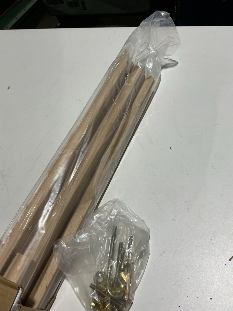 Condition photo showing Good Condition for meeden wood easel stand for display: wooden display tripod stand for posters pictures paintings - wedding decor holder for welcome sign