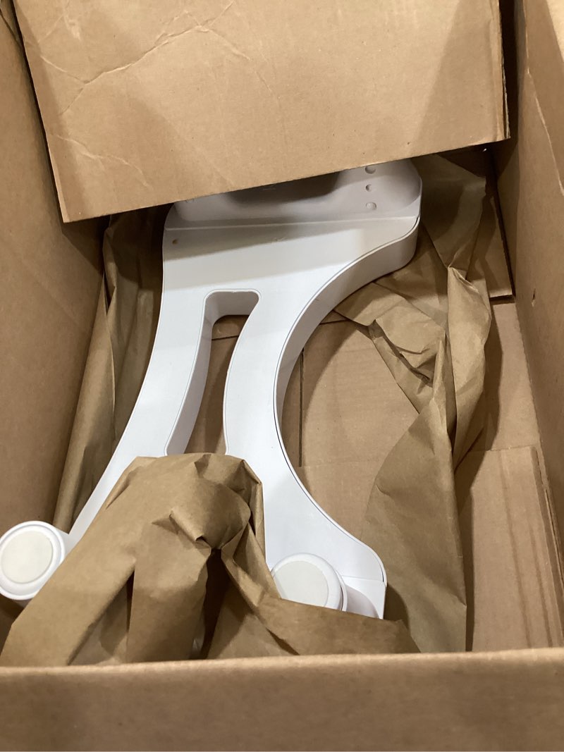 Condition photo showing As Is for Toilet Stool, Toilet Assistance Step Stool,Bathroom Poop Stool, Height Adjustable, White Non-Slip Squatting Support for Adults Potty