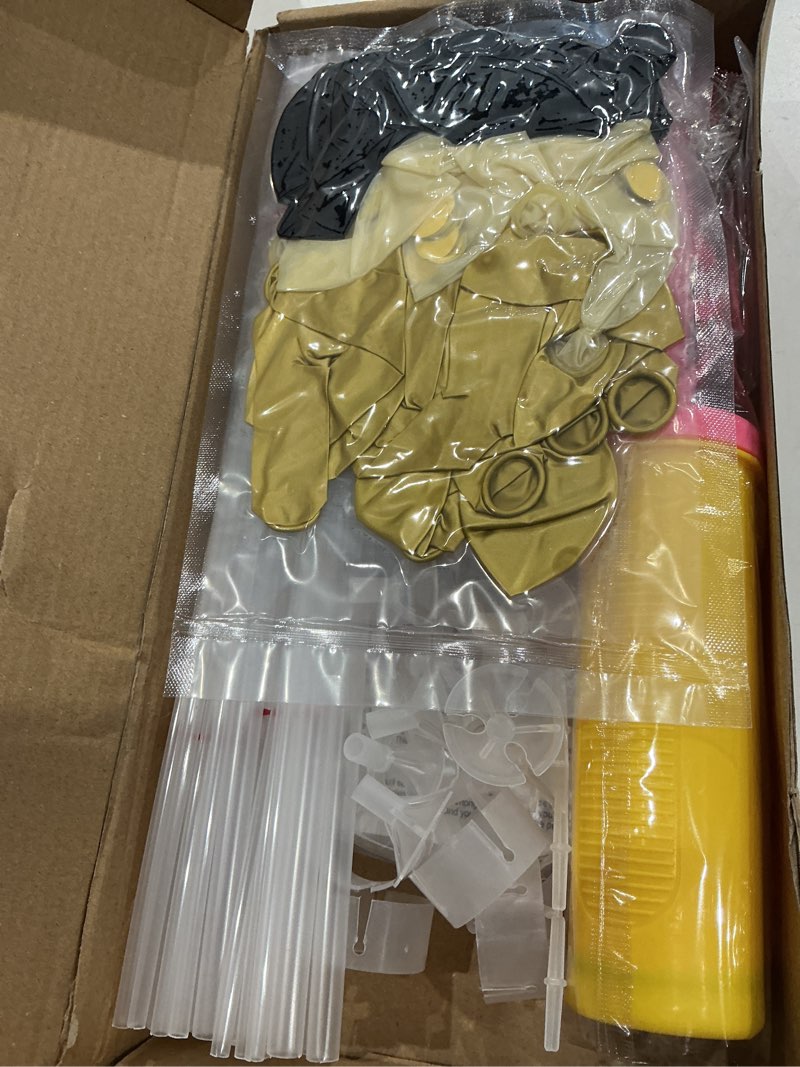 Condition photo showing Good Condition for toniful 4 set navy blue gold balloons stand kit for graduation decorations 2026,balloon centerpieces for table prom,retirement,class of 2026 party decorations,homecoming,birthday decoration