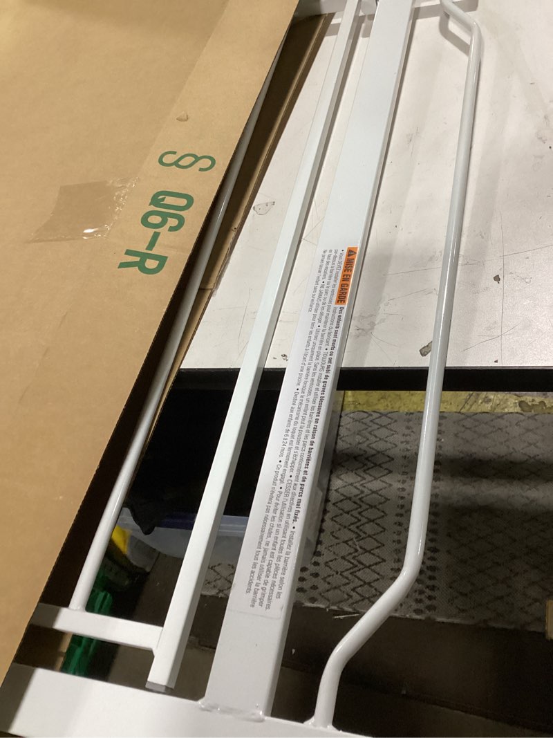 Condition photo showing Good Condition for Regalo Safety 38" Baby Gate for Doorways & Bottom of Stairs, Pressure Mount Design for Babies, Toddlers & Pets, Tested & Safe for 30 Years, American Designed, American Owned, White White 29-38.5"W x 30"H