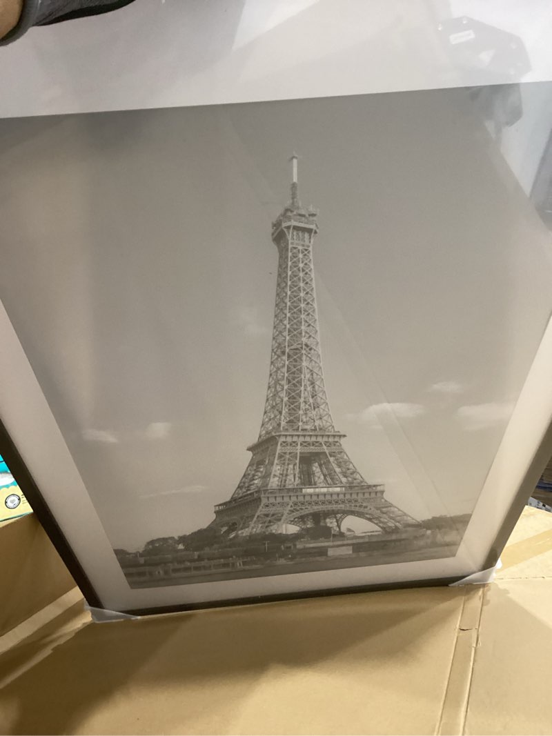 Condition photo showing New/Like New for upsimples 24x36 poster frame, display pictures 20x30 with mat or 24 x 36 without, wall hanging picture frames, black, 1 pack black 24x36