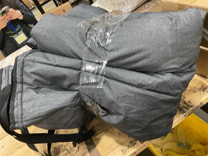 Condition photo showing Good Condition for veehoo cooling elevated dog bed add removable waterproof bolster cushion mat, raised pet cot with breathable teslin mesh, no-slip feet, dog couch bed for indoor outdoor, 42x30inches, black, cwc2331b black 42.0"l x 30.0"w x 7.0"th