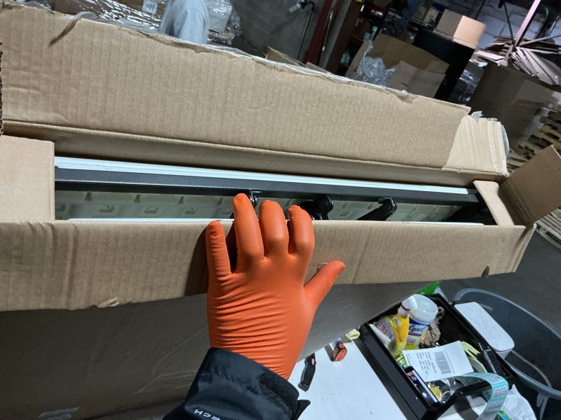 Condition photo showing Good Condition for amazon basics folding table 6 ft with carrying handle, indoor & outdoor, white