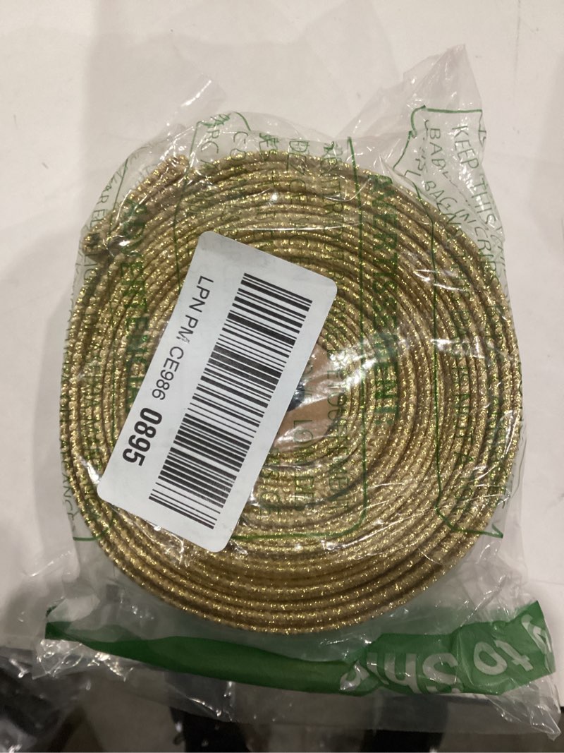 Condition photo showing As Is for (Similar to)  Christmas Wired Ribbon, 2.5 Inch X 10 Yards Nutcracker Christmas Ribbon with Wired Edge for Home Wreath DIY Craft Decoration Supplies Gift Wrapping Nutcracker 2.5\" X 10Yd