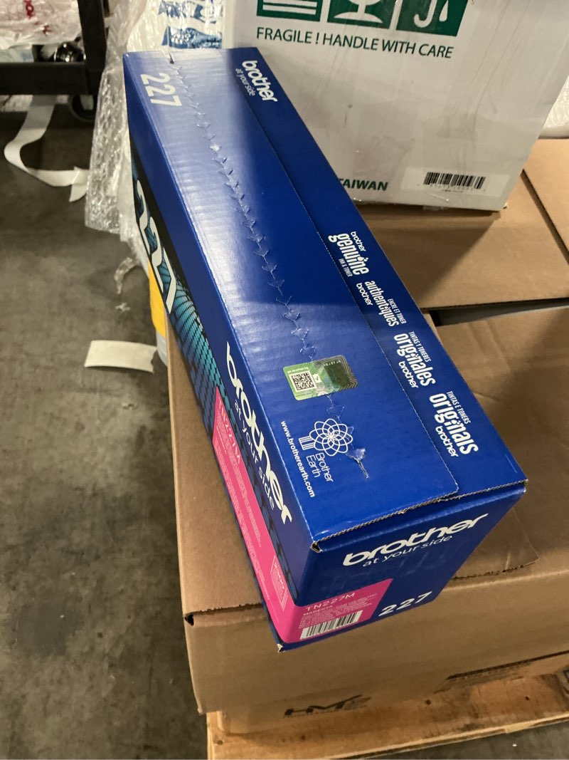 Condition photo showing New/Like New for brother genuine tn227m, high yield toner cartridge, replacement magenta toner, page yield up to 2,300 pages, tn227, amazon dash replenishment cartridge