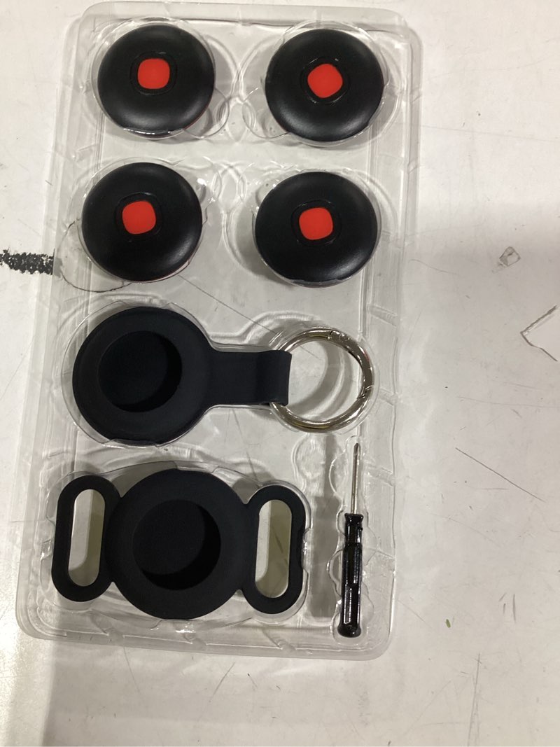 Condition photo showing Good Condition for Air Tracker for Android or iOS, Tracker Tags-4 Pack Dual System Bluetooth Tracker Waterproof Work with iOS Find My and Google Find Hub App Finder for Wallets,Bags,Suitcases IOS and ANDROID Balck-Dual