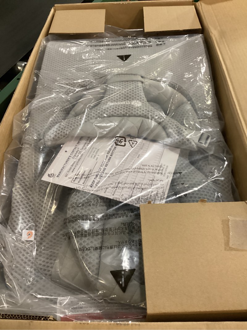 Condition photo showing Good Condition for ergobaby evolve 3-in-1 bouncer, adjustable multi position baby bouncer seat, fits newborn to toddler, light grey light grey knit bouncer