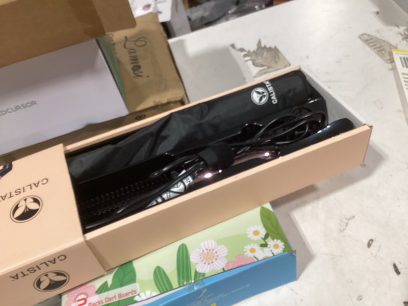 Condition photo showing Good Condition for calista perfecter pro heated round brush | lift, volumize, and style with no heat damage for healthier-looking hair | 1.0" for shoulder length styles | dual voltage & adjustable temp (1.0, rose gold) 1.0 rose gold