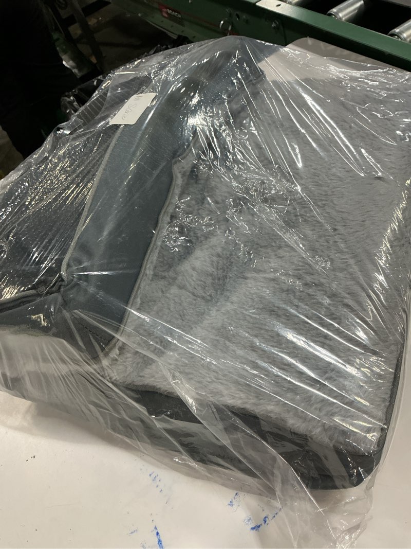 Condition photo showing As Is for MIHIKK Waterproof Dog Bed Medium Size Dog Orthopedic Dog Beds for Crate with Removable Washable Cover Egg-Crate Foam Pet Pad Mat with Anti-Slip Bottom, 35x22 Inch, Grey 35"L x 22"W x 3"H Grey