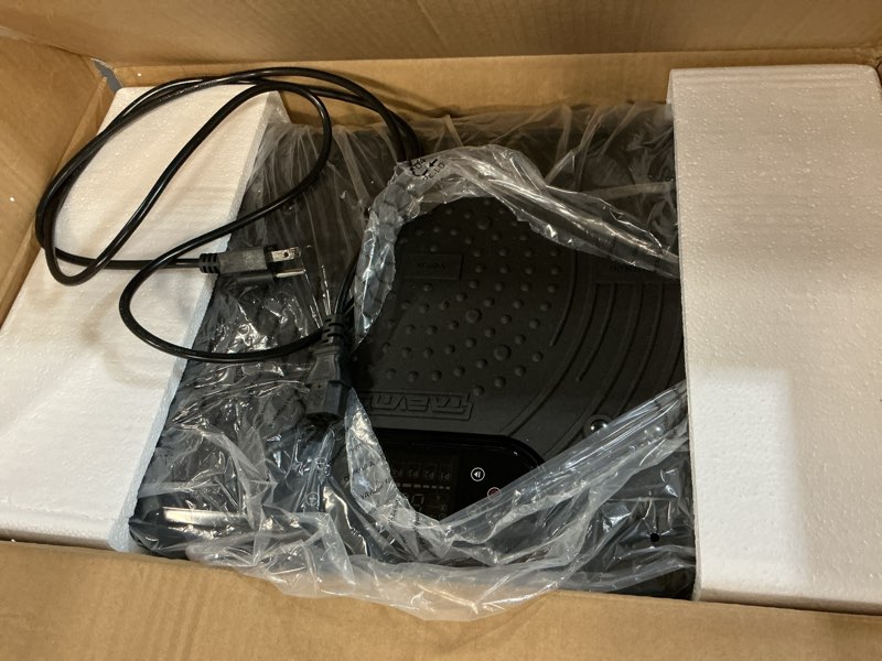 Condition photo showing Good Condition for Vibration Plate Exercise Machine 450 Lbs Capacity,Vibrating Plate for Lymphatic Drainage,Power Shake Plate 199 Speeds for Weight Loss,Full Body Vibration Platform Machines for Women Men