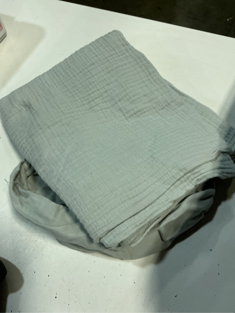 Condition photo showing As Is for organic airy gauze sham set, standard, mist